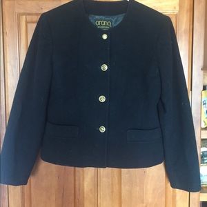 Vintage Cashmere Wool blend jacket Sz 9